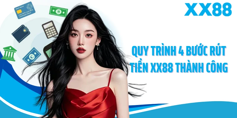 Quy trình 4 bước rút tiền XX88 thành công